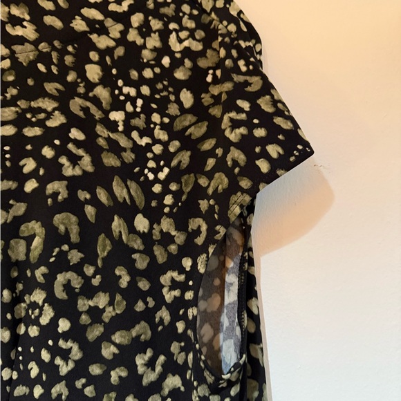 NWOT Tommy Bahama Black and White Sheath Midi Dress - Picture 5 of 5